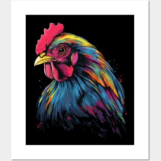 Pop Art Chicken Gifts Funny Chicken Posters and Art